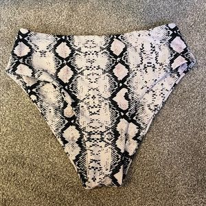 High waisted bathing suit bottoms